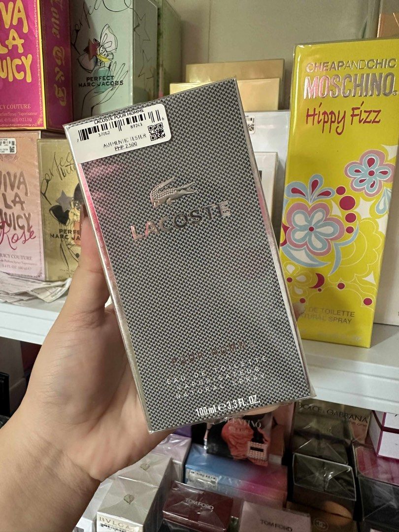 LACOSTE POUR HOMME EDT (Category: Fragrance & Deodorants) located in Quezon City. Submitted by embere_shop (Listing ID 1460545617, Image 1). Description: 📌Please read the last image carefully - all details are already provided. ❗️Offers below the regular price will no longer be entertained. Thank you for understanding. 💰 Mode of Payment (MOP): GCash 📦 Mode of Delivery (MOD): • Lalamove (Same-day delivery) • J&T Express (1–2 days) 📍 Location: 