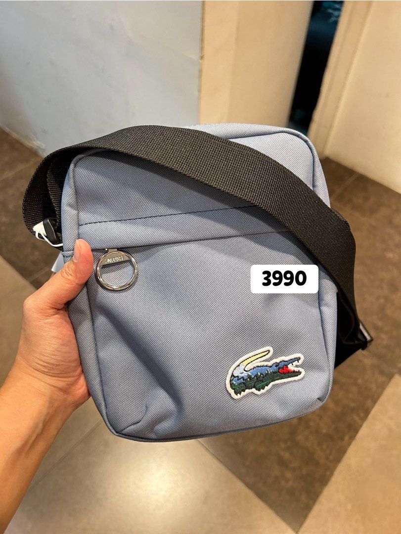 Lacoste sling bag (Category: Sling Bags) located in Calamba. Submitted by biyanggg (Listing ID 1460649930, Image 2). Description: Brandnew w paperbag Plus sf.