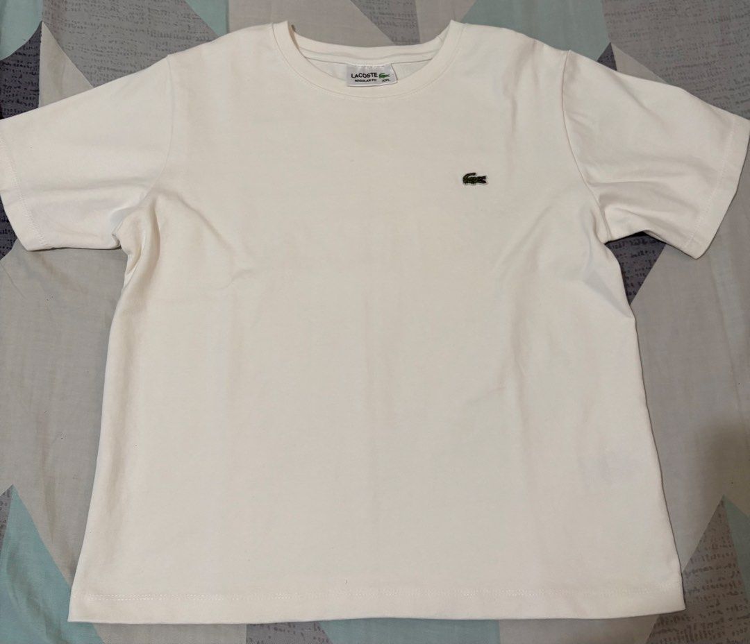 lacoste tshirt (Category: Shirts) located in Batangas. Submitted by cjchelseamm (Listing ID 1460532961, Image 1). Description: nalabhan, but never used full length, very thick fabric .