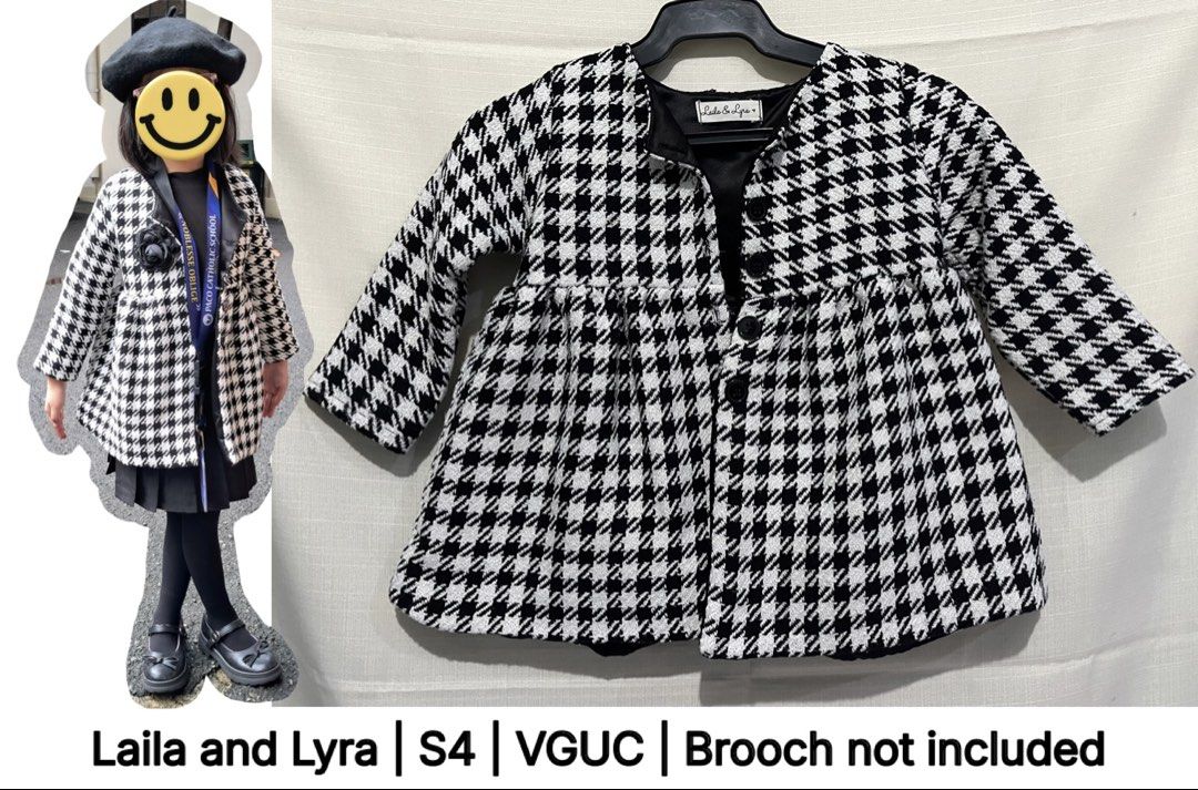Laila and lya coat (Category: Babies & Kids Fashion) located in Manila. Submitted by lhieriv (Listing ID 1460710504, Image 1). Description: Laila and lyra coat Size 4 Used once. In very good used condition. .