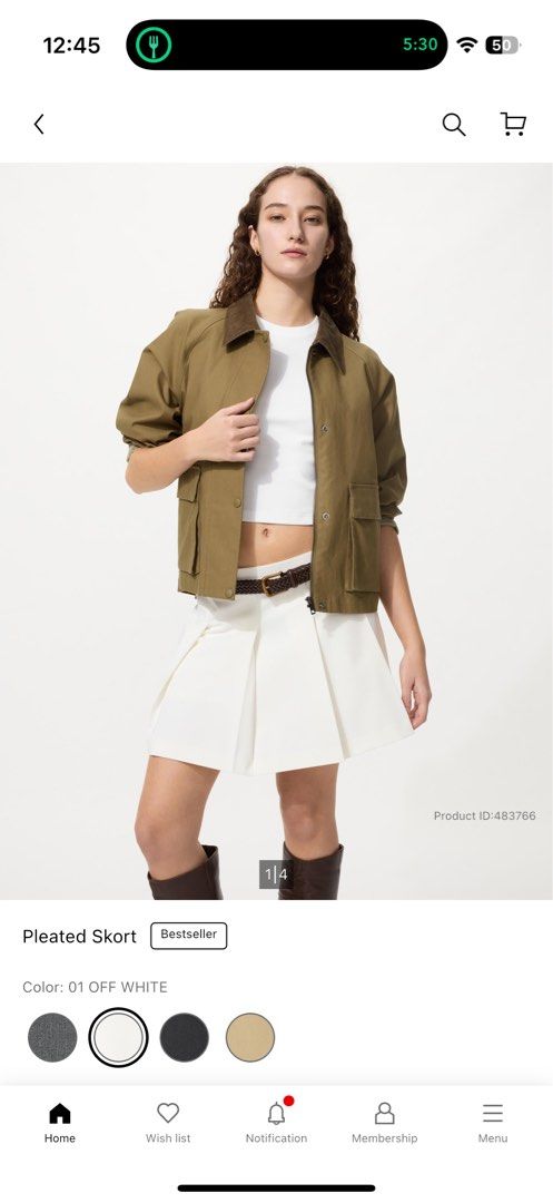 LF pleated skort white (Category: Announcements) located in Binmaley. Submitted by lebebrn (Listing ID 1460543143, Image 1). Description: .
