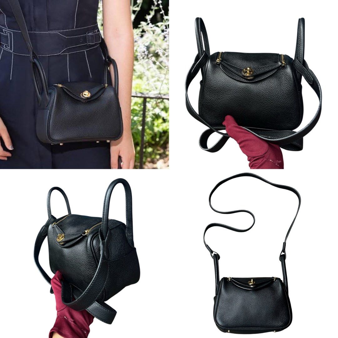 Lindy (Category: Cross-body Bags) located in San Fabian. Submitted by rei_aniels (Listing ID 1460537176, Image 1). Description: Lindy Like new Black Genuine leather(NO BRAND) Kasya Big phone Super nice in actual .