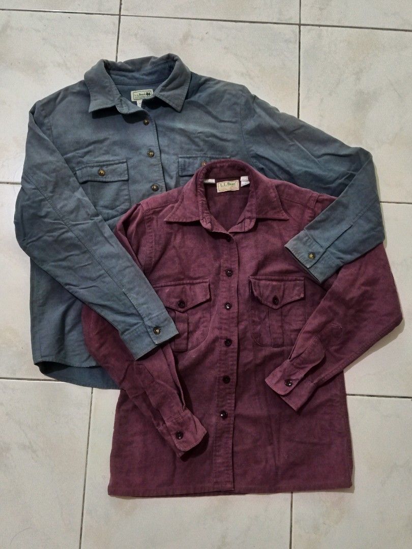 l.l.bean VTG Chamois cloth (Category: Coats, Jackets and Outerwear) located in Manila. Submitted by nostalgic.curated (Listing ID 1460512206, Image 2). Description: the red one is women's size (XS-S) but can fit up men's small to med.