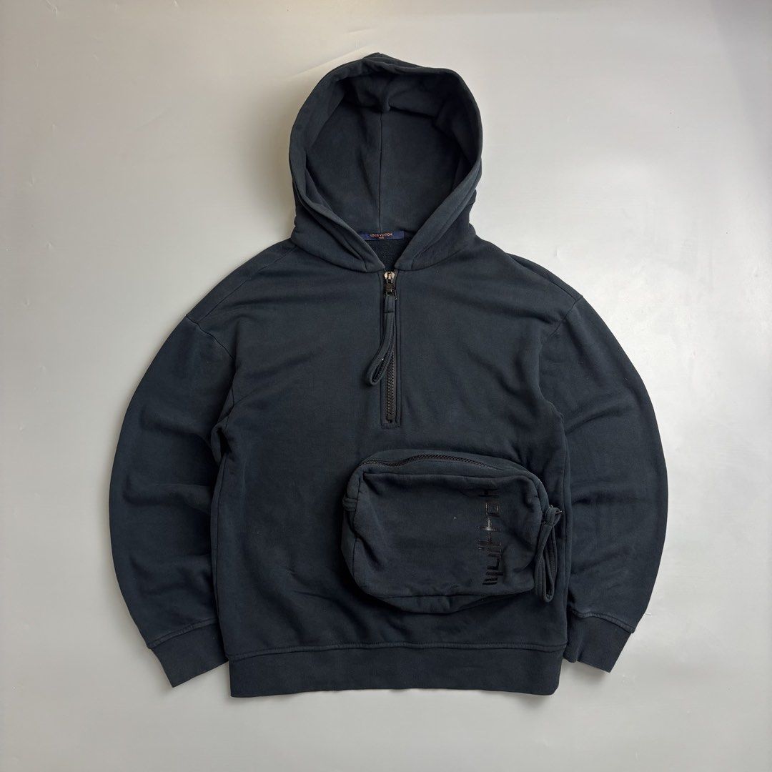 Louis Vuitton 3D Patch Pocket Quarter Zip Hoodie (Category: Hoodies) located in Taguig. Submitted by the_rare_edit (Listing ID 1460511456, Image 1). Description: DIMENSIONS: 22x26 ISSUE: none COLOR RATE: 9.5/10 CONDITION: Excellent condition .