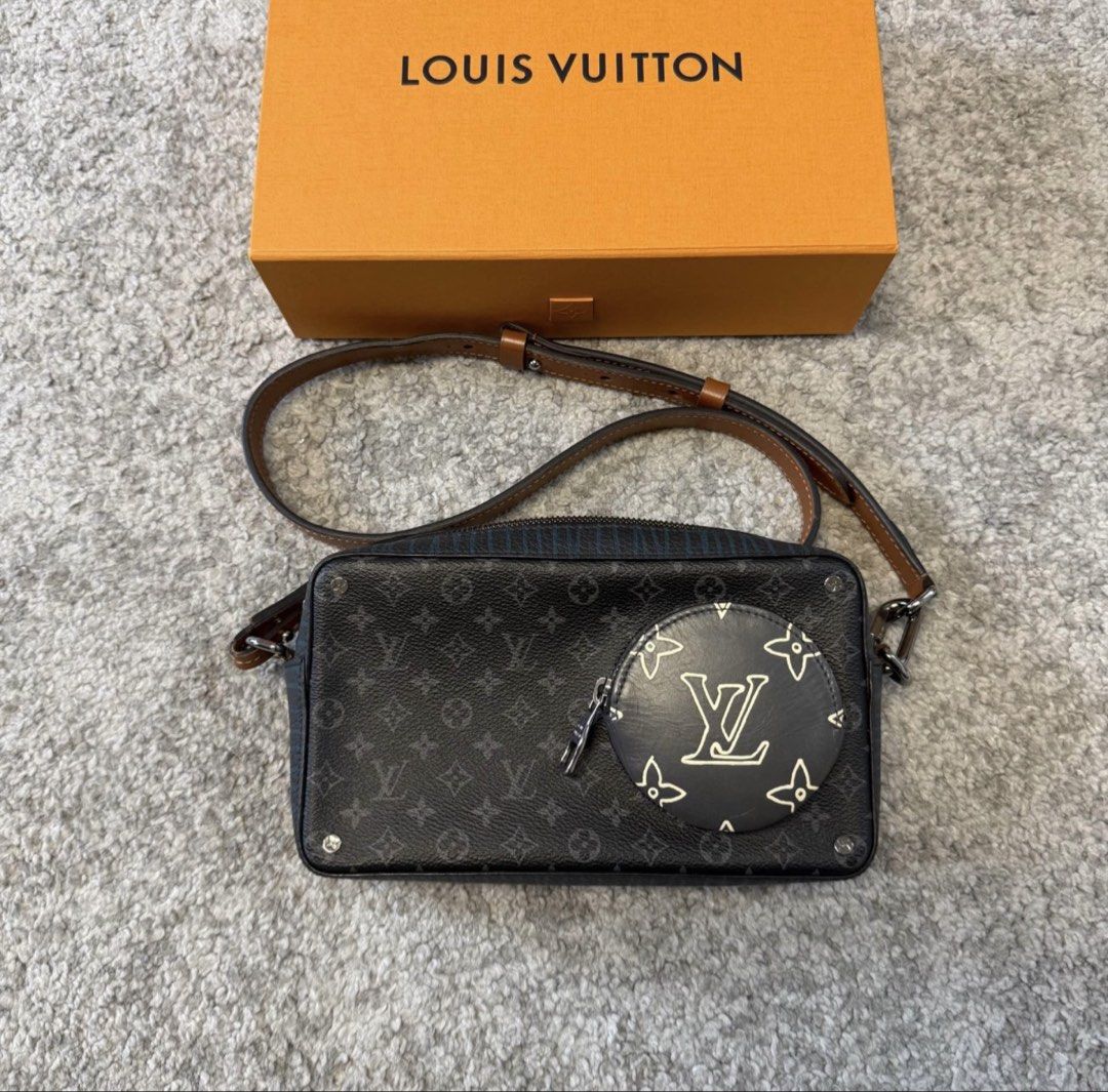 Louis Vuitton Monogram Outdoor Messenger Bag (Category: Luxury Bags & Wallets) located in Taguig. Submitted by jeeaarr (Listing ID 1460679521, Image 1). Description: LV Volga Eclipse Patchwork Multicolor Like New | Complete ₱115,000 (Market 400k).