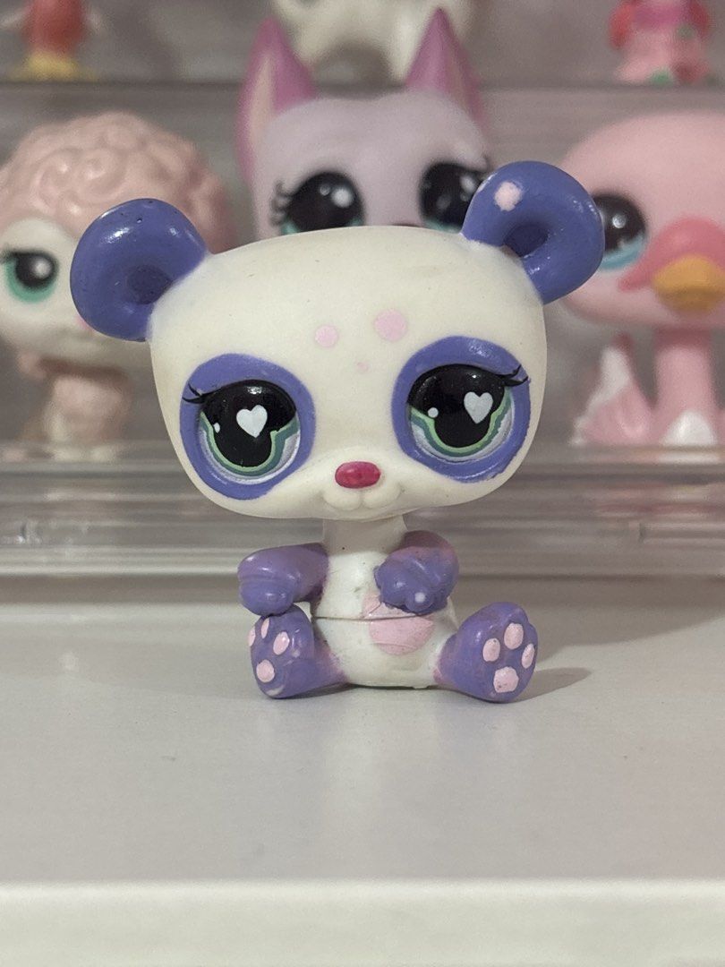 LPS | Littlest Pet shop - Panda (Category: Designer & Blind Box Toys) located in Manila. Submitted by y2kvtty (Listing ID 1460578798, Image 1). Description: - minor scratches, 50/50 bobble (has light rust), authentic valentines day panda - mop : gcash/bpi - mod : jnt/lalamove NO RUSH SHIPPING!.