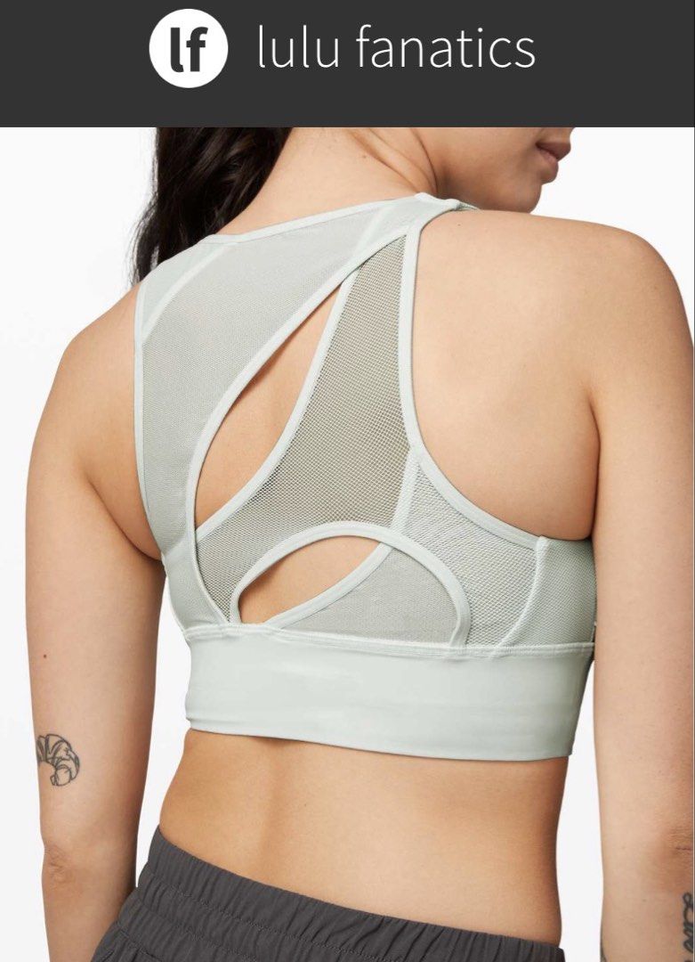 Lululemon Set Challenger Bra dot 4 (Category: Activewear) located in Iba. Submitted by xooperfindslb (Listing ID 1460664973, Image 2). Description: Lululemon Set Challenger Bra Dot 4 Color: island mist Nasa loob ng screen ung logo Needs wash.