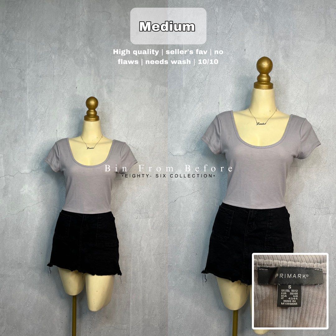 M CROPPED BASIC TOP (Category: Shirts) located in Dagupan City. Submitted by bincloset (Listing ID 1460702501, Image 1). Description: CROPPED BASIC TOP✨ M NO FLAWS - FB Page: Bin from Before | IG: @binfrombefore .
