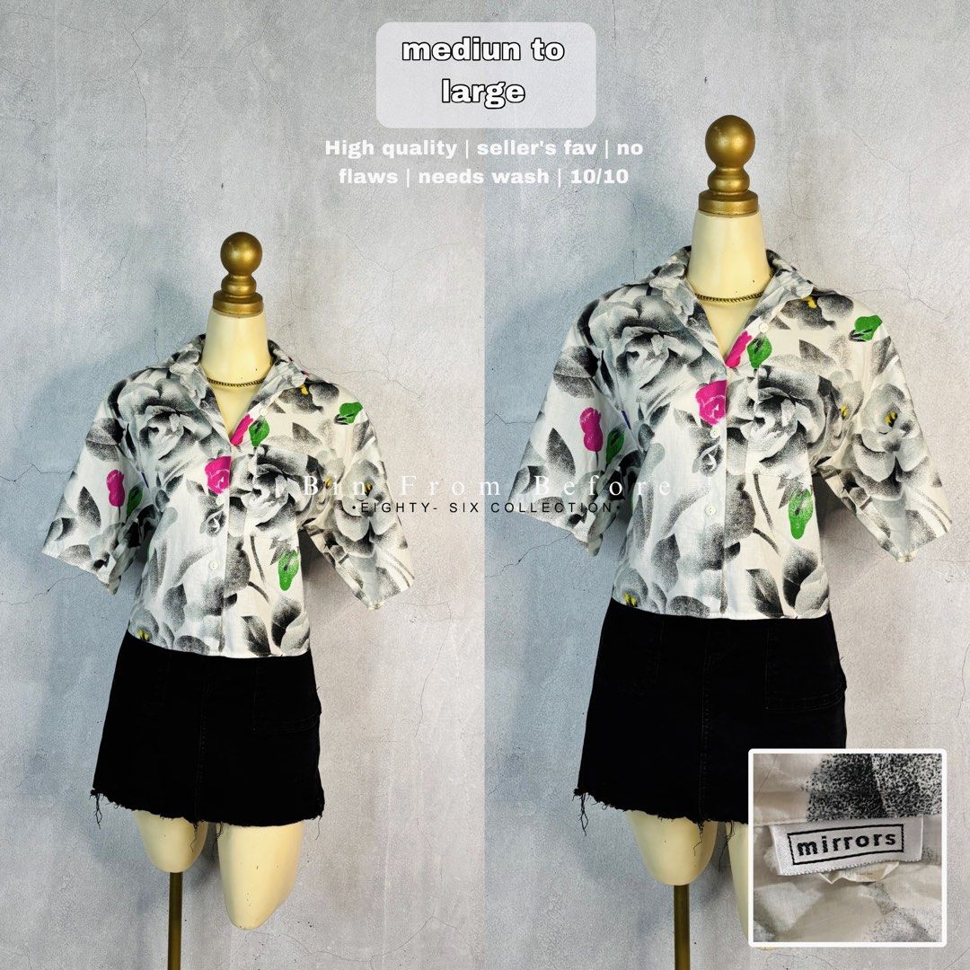 M TO L POLO/BLOUSE (Category: Blouses) located in Dagupan City. Submitted by bincloset (Listing ID 1460571210, Image 1). Description: POLO✨ M TO L NO FLAWS - FB Page: Bin from Before | IG: @binfrombefore .
