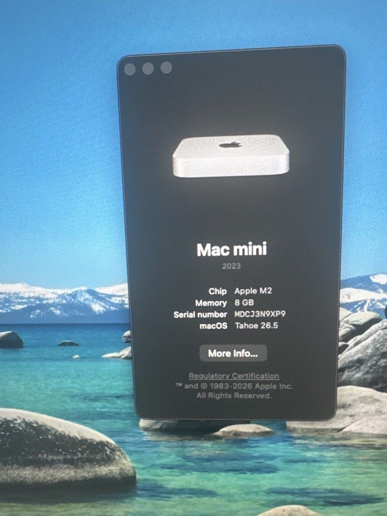 Mac Mini m2 8gb/256gb (Category: Desktops) located in Manila. Submitted by findnewhome_2026 (Listing ID 1460682272, Image 2). Description: No issues 8gb/256gb Di masyado nagagamit.