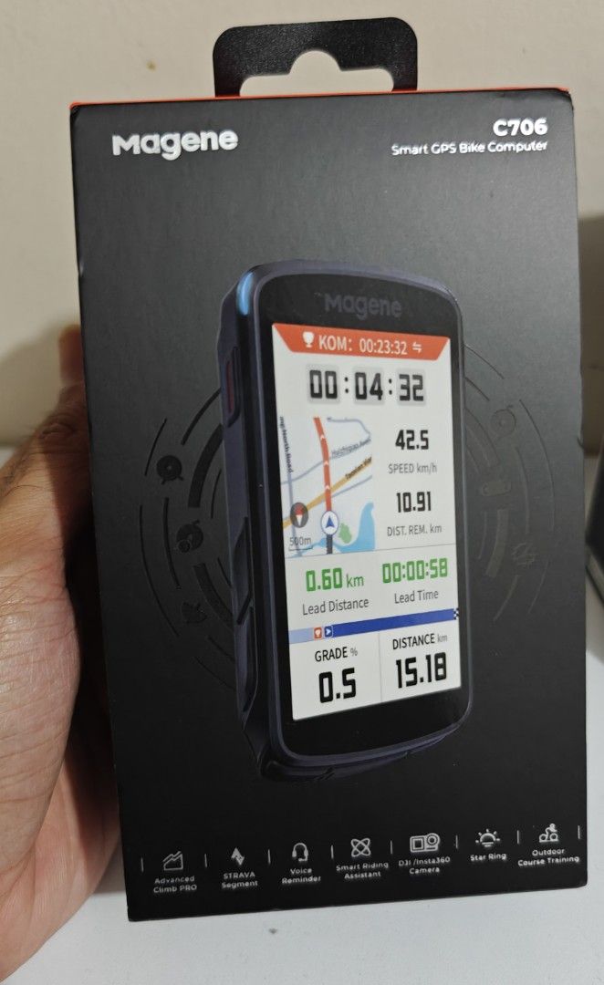 Magene C706 (Category: Bicycles) located in Manila. Submitted by heptane003 (Listing ID 1460680867, Image 2). Description: Brandnew Magene C706 global version and still sealed. SRP :Php 14,500+ selling only for :Php 12,400 cainta Area.