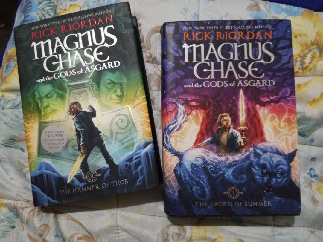 Magnus chase - Set book 1 & 2 Hardbound (Category: Storybooks) located in Cavite. Submitted by juhnci (Listing ID 1460673943, Image 1). Description: Magnus chase Hardbound set - Book 1 and 2.