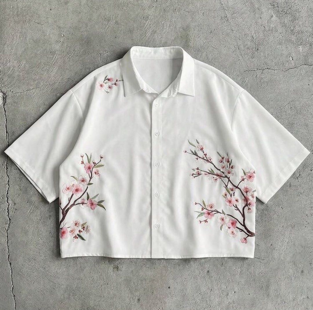 MANFINITY Printed Button Down Polo (Category: Tshirts & Polo Shirts ) located in Las Pinas. Submitted by sellerkjb (Listing ID 1460711301, Image 1). Description: BRAND NEW MEDIUM ON TAG OVERSIZED BOXY Bust: 50in Length: 23.6/22.8in.