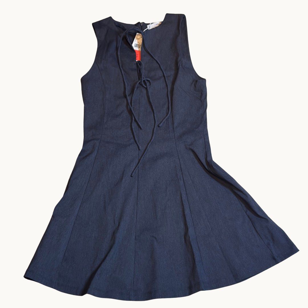 MANGO blue dress with tags (Category: Dresses) located in Taguig. Submitted by gofundmeow (Listing ID 1460695841, Image 1). Description: RFS: I only wear black-and-white now.