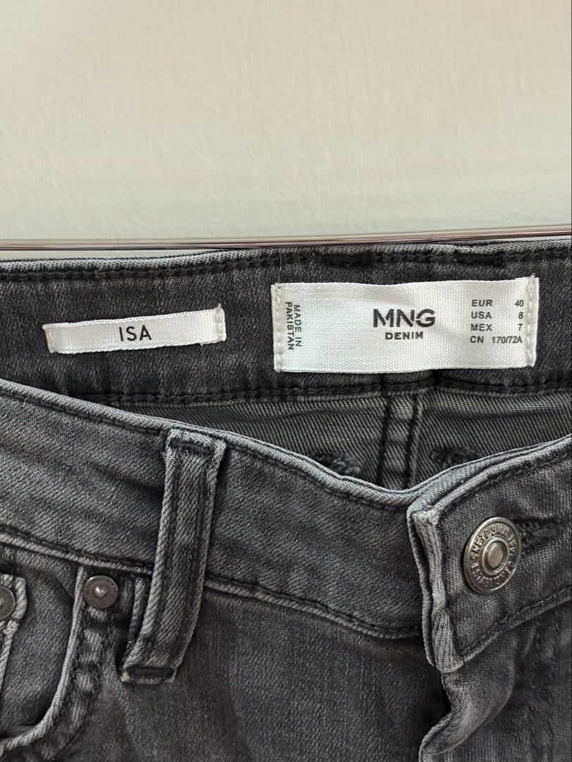 Mango ISA Denim Jeans Dark Grey Wash (Category: Jeans) located in San Juan City. Submitted by sel.ler (Listing ID 1460615233, Image 3). Description: - Mango Jeans (ISA) - Size: 40 EUR / 7 US / 170/72A CN.