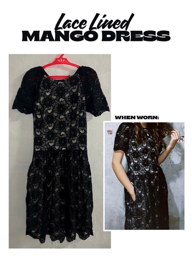 Mango Lace Lined Dress (Category: Dresses) located in Manila. Submitted by sandyxcxo (Listing ID 1460654190, Image 1). Description: .