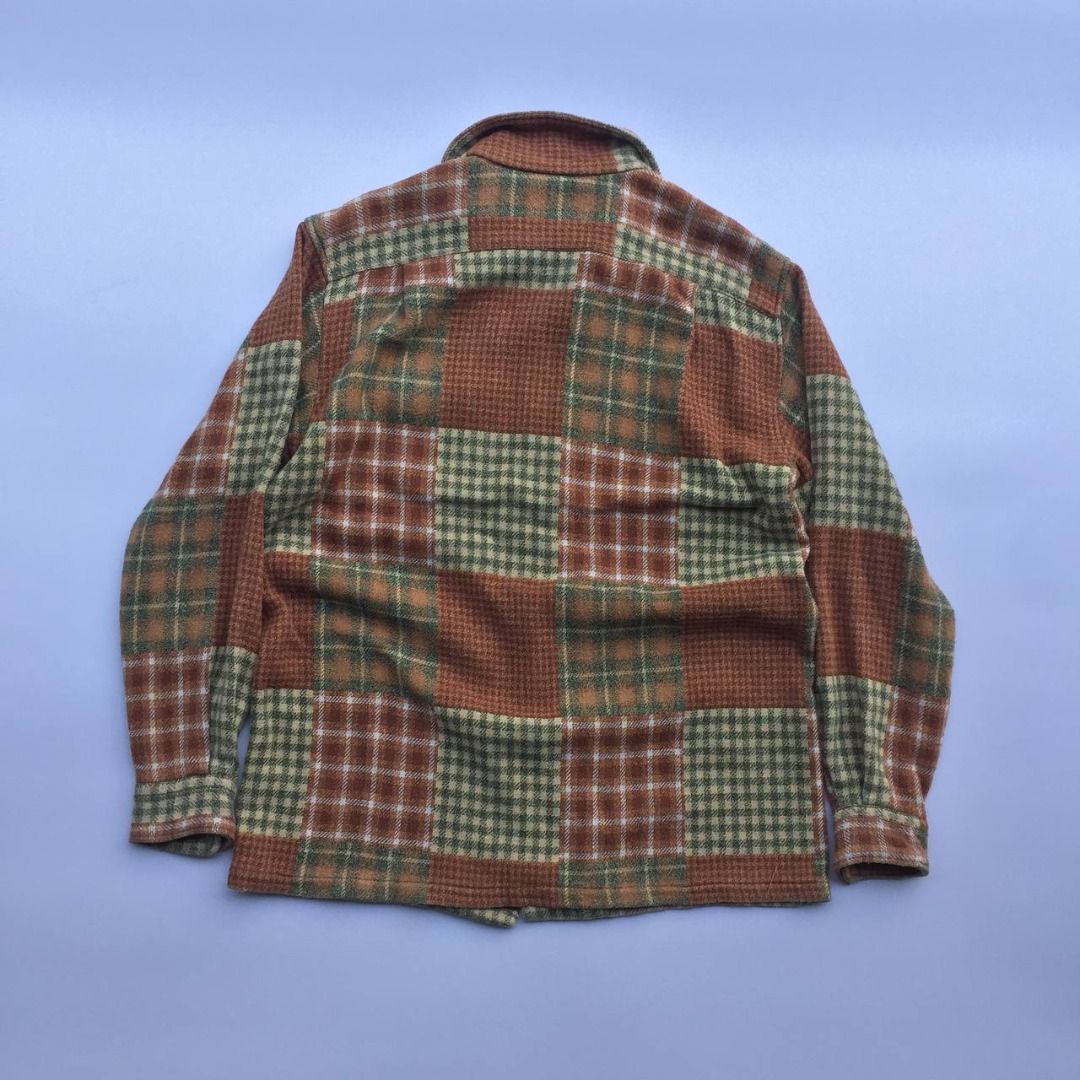 MC SORLEYS Patchwork Inspo Flannel Jacket Shirt (Category: Coats, Jackets and Outerwear) located in Pagsanjan. Submitted by ovothrift (Listing ID 1460585812, Image 2). Description: length - 27.5 width - 20 very good condition no issue Feel free to message me if you have questions or want more photos random freebies each order.