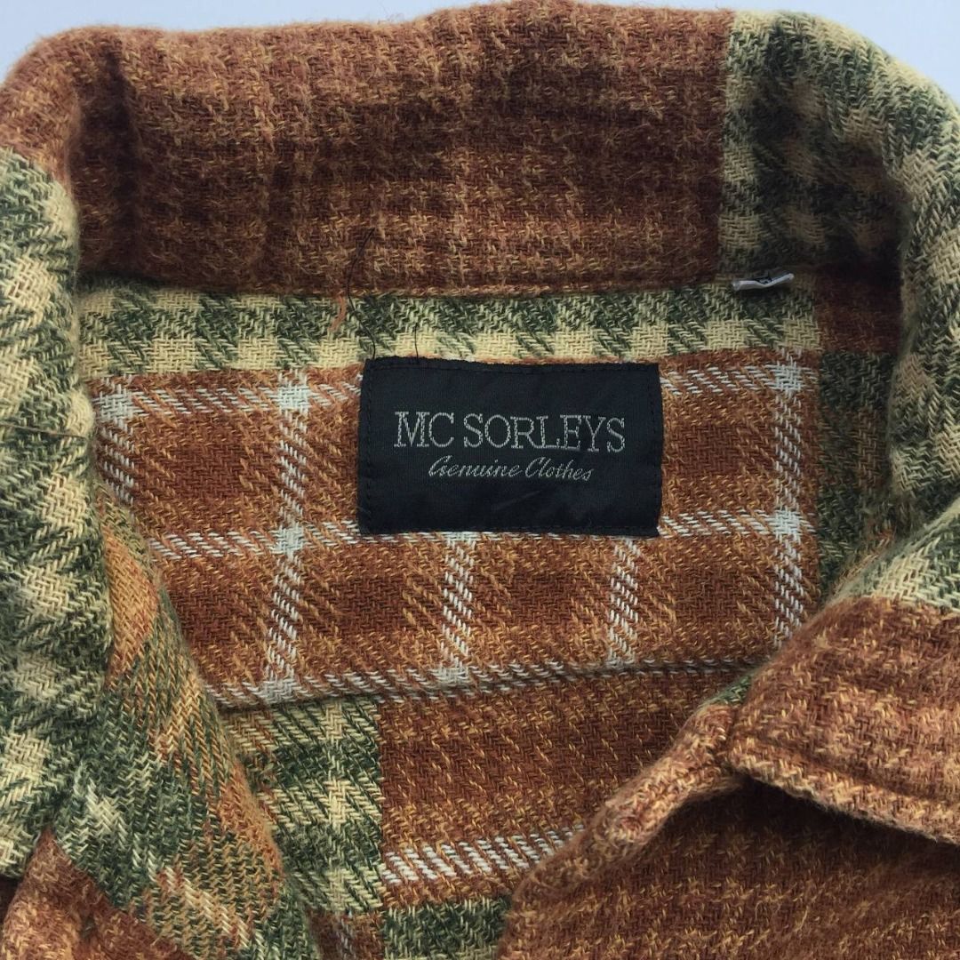 MC SORLEYS Patchwork Inspo Flannel Jacket Shirt (Category: Coats, Jackets and Outerwear) located in Pagsanjan. Submitted by ovothrift (Listing ID 1460585812, Image 3). Description: length - 27.5 width - 20 very good condition no issue Feel free to message me if you have questions or want more photos random freebies each order.