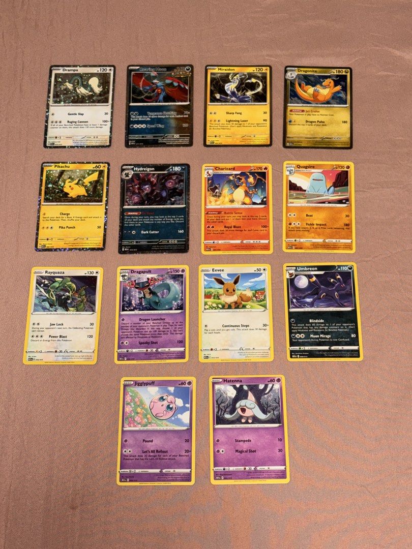 McDonald’s Pokemon Promo 2024 (Original) (Category: Character Goods) located in Calamba. Submitted by torrejemimah (Listing ID 1460698178, Image 1). Description: Pikachu - 2 pcs left —• 200 php Dragonite - 1 pc left —• 200 php Miraidon - 3 pcs left —• 200 php Roaring Moon - 2 pcs left —• 200 php Drampa - 6 pcs left —• 150 php Hydreigon - 2 pcs left —• 200 php Charizard - 6 pcs left —• 100 php Quagsire - 5 pcs left —• 100 php Rayquaza - 4 pcs left