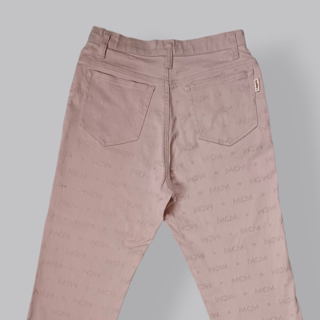 MCM Monogram Capri Pants (Category: Luxury Apparel) located in Davao. Submitted by thriftbuddy (Listing ID 1460655334, Image 3). Description: size 27 length 30.5" excellent condition 9/10 colorate see photos for details still presentable to wear.