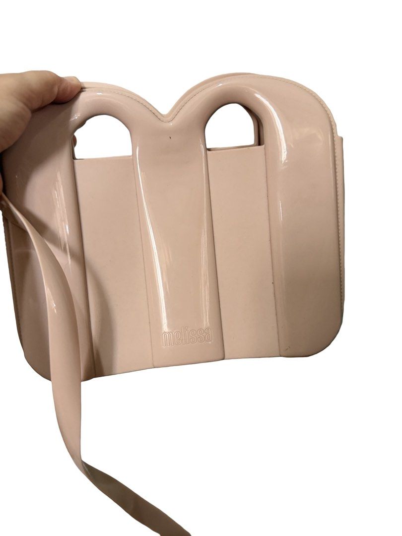 Melissa M Bag (Category: Purses & Pouches) located in Quezon City. Submitted by msmarjqab (Listing ID 1460696697, Image 2). Description: - cute Melissa M Bag - Made of 100% plastic and is vegan - Features the iconic M Bag design -mostly just stored, minimal scent .