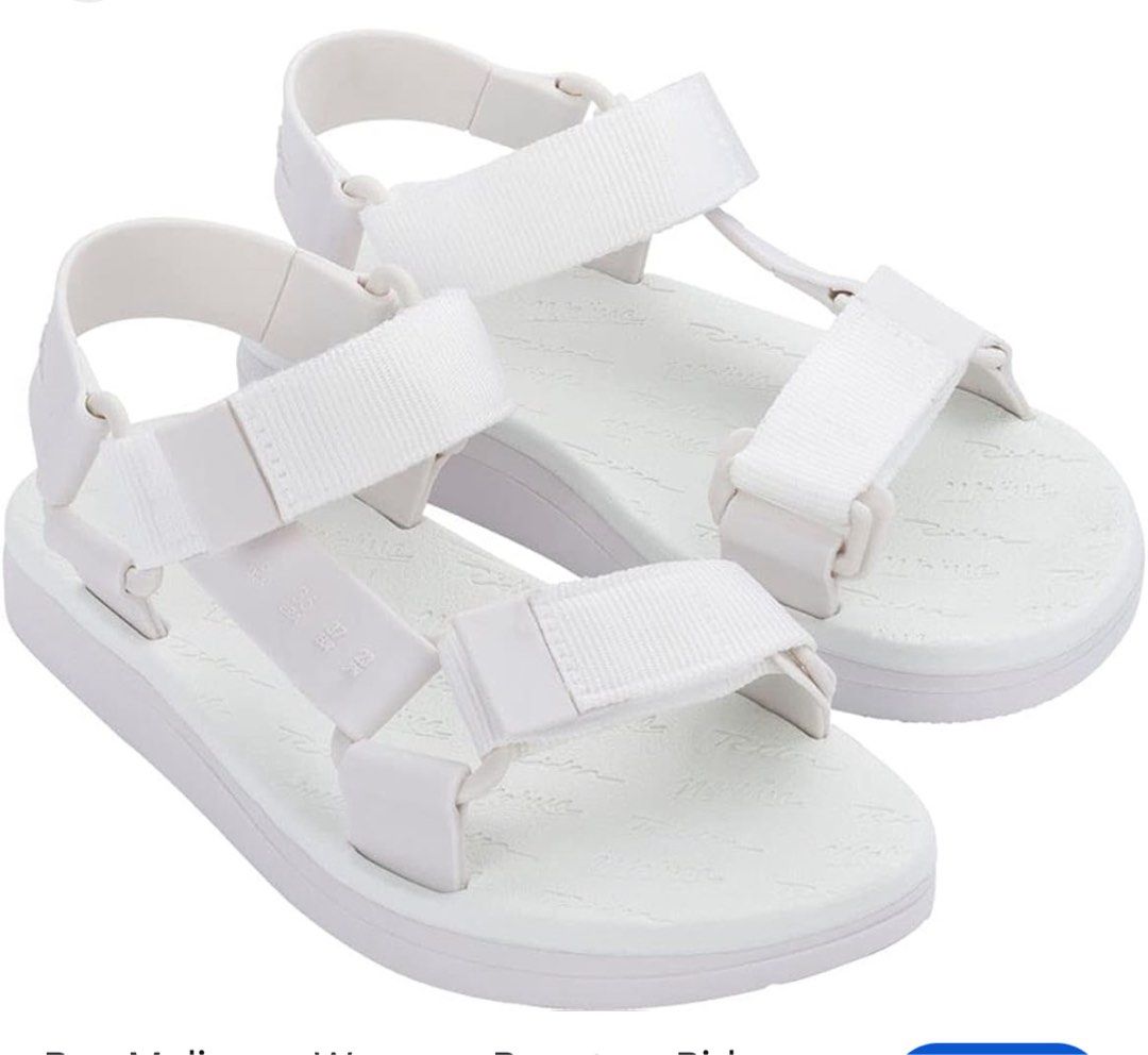 Melissa papete rider size 5 (white) (Category: Flats & Sandals) located in Quezon City. Submitted by shopnkeep (Listing ID 1460596192, Image 1). Description: authentic melissa papete rider Selling 1300 White Mop: bpi gcash Shipping: c/o buyer loc qc.