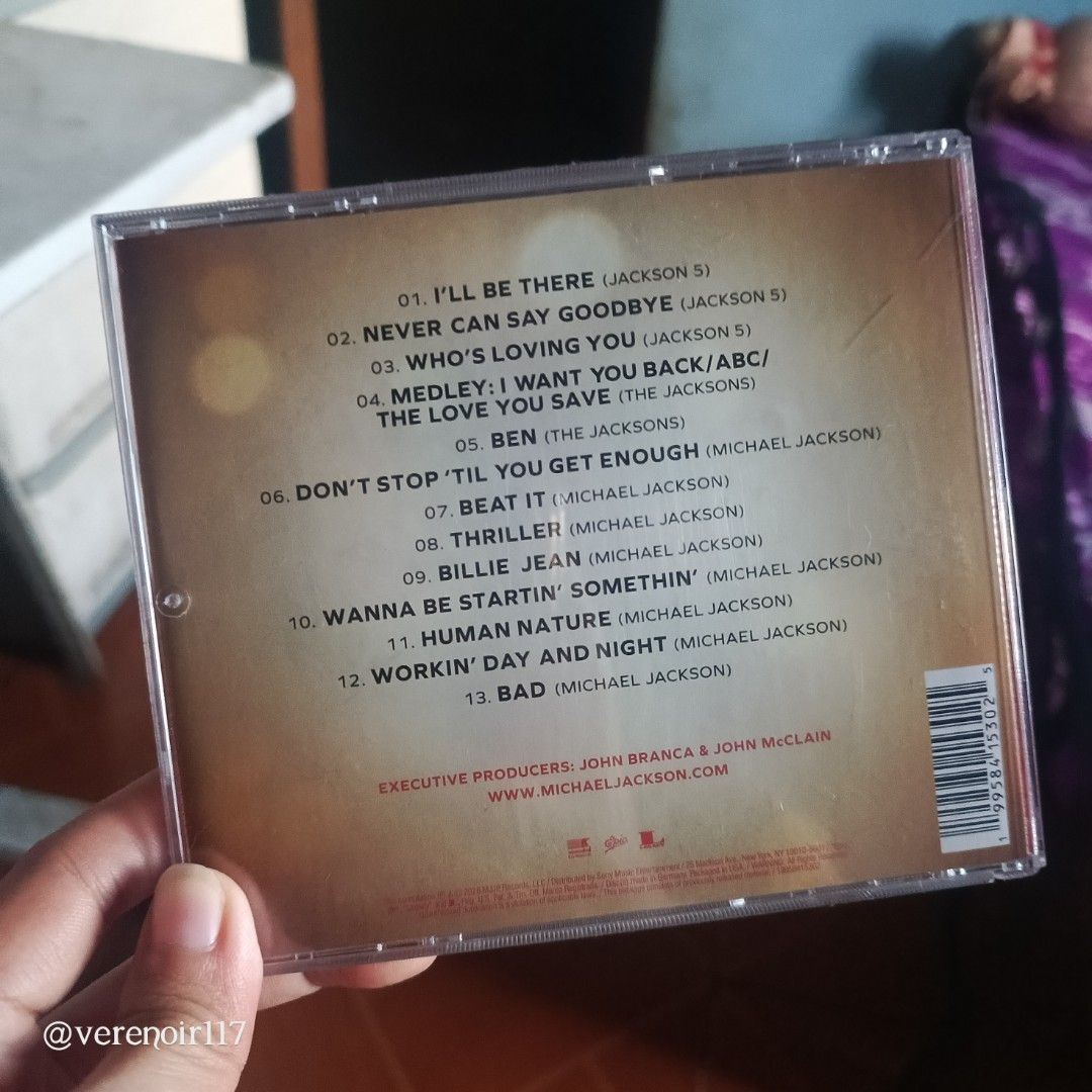 Michael Jackson Songs From The Motion Picture CD (Category: CDs & DVDs) located in Pateros City. Submitted by taeja-vu (Listing ID 1460607387, Image 2). Description: FOR SALE! Michael - Songs from the Biopic / Motion Picture Features earlier hits of the Jackson 5 and notable hits from Michael Jackson like Beat It, Thriller, Human Nature and more! Condition: Never played, showcased in a display. Pristine condition! MOP: Gcash / Maribank MOD: Lalam