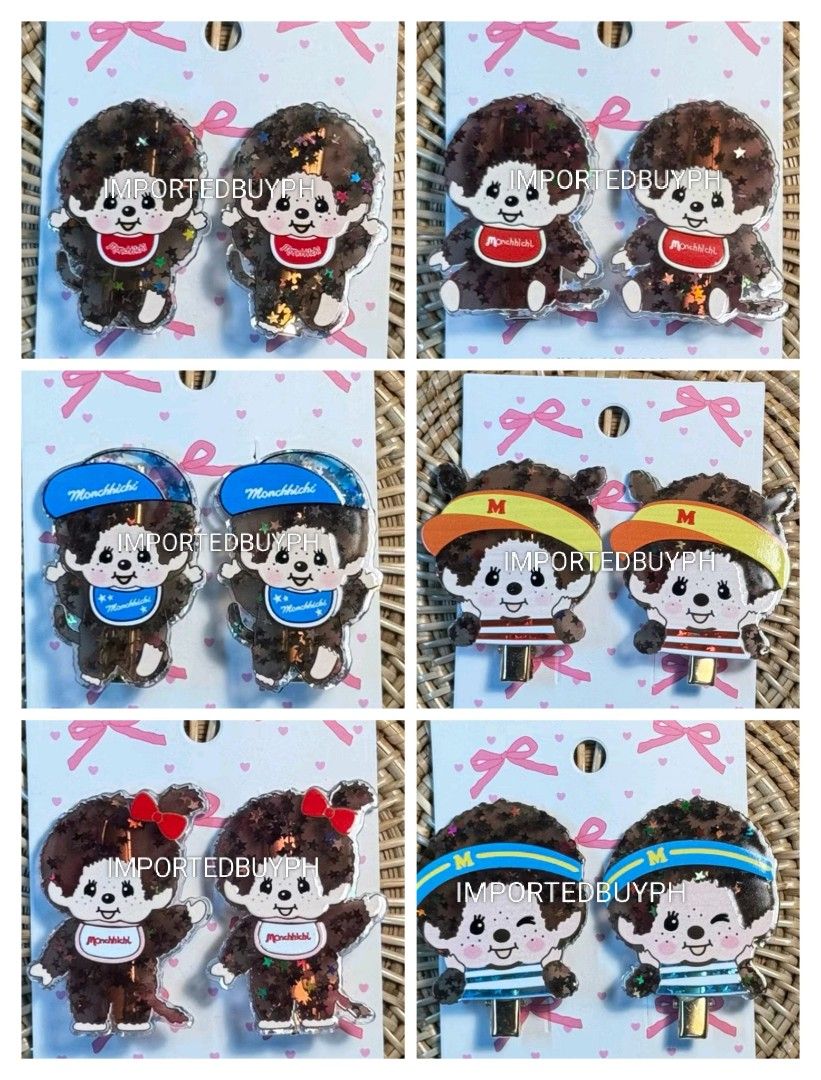 Monchhichi Hair Clip Bangs Accessories (Category: Hair Accessories) located in Rizal. Submitted by importedbuyph (Listing ID 1460712235, Image 1). Description: 💯 from 🇹🇭.