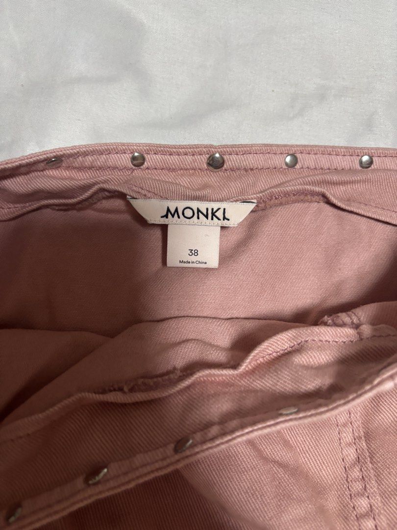 Monki Pink Studded Denim Skirt (Category: Skirts) located in Quezon City. Submitted by hscherryy (Listing ID 1460557778, Image 3). Description: .