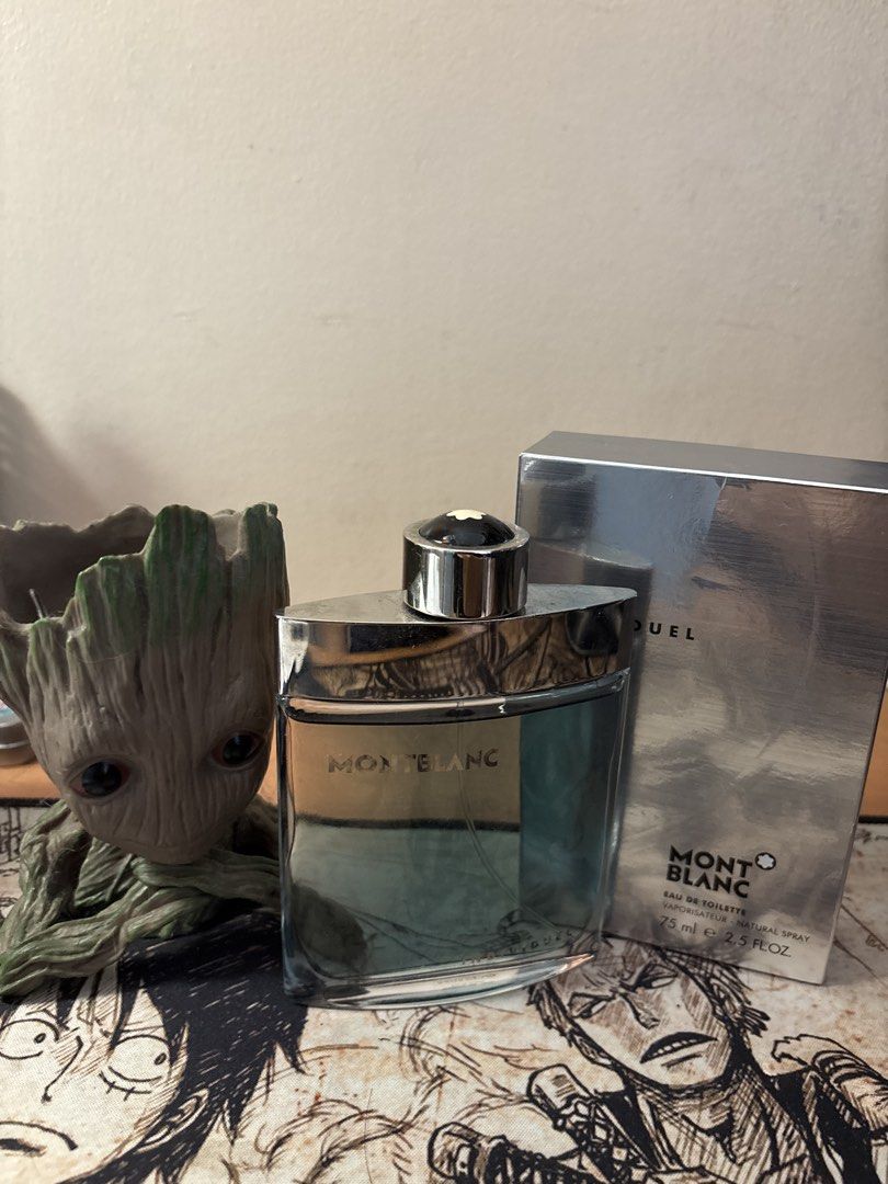 Mont Blanc Individuel 75mL (Category: Fragrance & Deodorants) located in Manila. Submitted by mjmtria (Listing ID 1460560292, Image 3). Description: Top notes are Lavender, Cinnamon, Pineapple, Juniper Berries, Mint, Bergamot, Rosemary, Cardamom and Coriander; middle notes are Orange Blossom, Violet, Geranium and Jasmine; base notes are Raspberry, Vanilla, Sandalwood, Dark Chocolate, Musk, Amber, Patchouli, Vetiver and Oakmoss..
