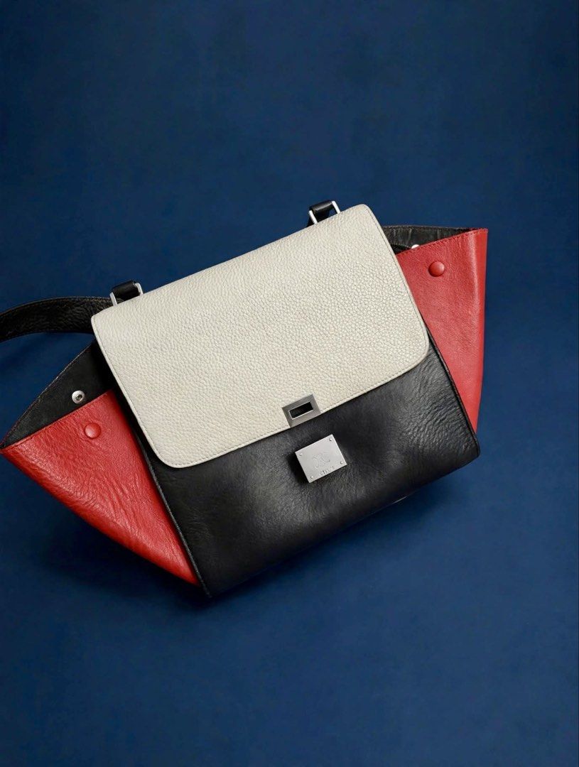 Multicolor Leather Tophandlebag (Category: Everything Else Others) located in Caloocan City. Submitted by hardestea2026 (Listing ID 1460510297, Image 1). Description: Leather tri-colored Celine traoeze ✅ Code Confirmed: S‑CU‑5114 • Format: Matches exactly Céline’s official date‑code style — Letter‑LetterLetter‑NumberNumberNumberNumber • Meaning: ◦ S‑CU: Indicates production in Italy, at a registered Céline workshop ◦ 5114: 51st week of 2014 — per