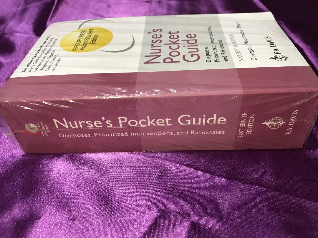 NANDA Nurse's Pocket Guide 16th Edition (Category: Textbooks) located in Manila. Submitted by i01001010 (Listing ID 1460698427, Image 3). Description: NANDA Nurse's Pocket Guide 16th Edition ORIGINAL. NOT REPRINT BRAND NEW. NEVER BEEN USED. STOCKED ₱ 850 - Negotiable - Nurse's Pocket Guide, 16th Edition - Ideal reference for nursing students.