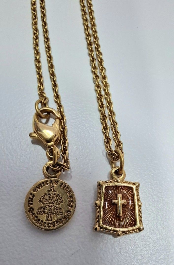 Necklace with Religious Pendant (Category: Necklaces) located in Makati City. Submitted by archaic532shop (Listing ID 1460596289, Image 2). Description: ■Approximate Dimensions: L-38.5 cm IMPORTANT NOTES: • Clients with OFFERS will be prioritized. • Selling in “As Is “condition (no warranty or guarantees) Accept all flaws before and after purchase. No returns. No exchange of items. • All items are pre-owned unless declared New • Conversation rega
