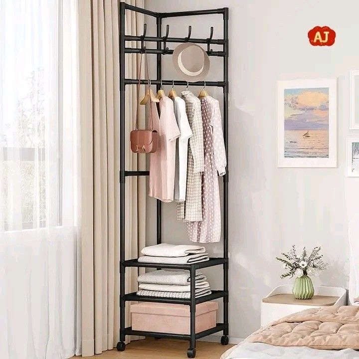 New arrival!!! MULTIFUNCTIONAL CORNER COAT RACK (Category: Shelves, Cabinets & Racks) located in Manila. Submitted by vannie30 (Listing ID 1460510362, Image 3). Description: .