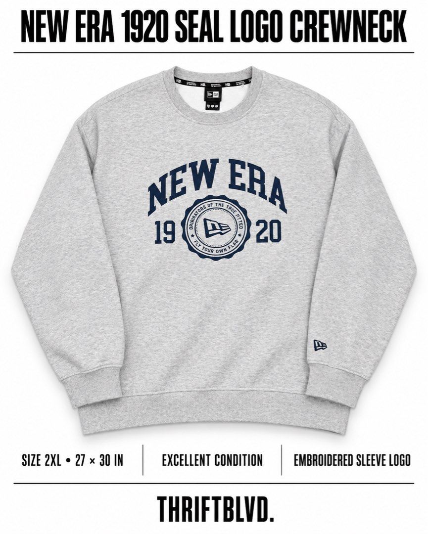 NEW ERA CREWNECK (Category: Coats, Jackets and Outerwear) located in Bulacan. Submitted by thriftblvd. (Listing ID 1460675192, Image 1). Description: .