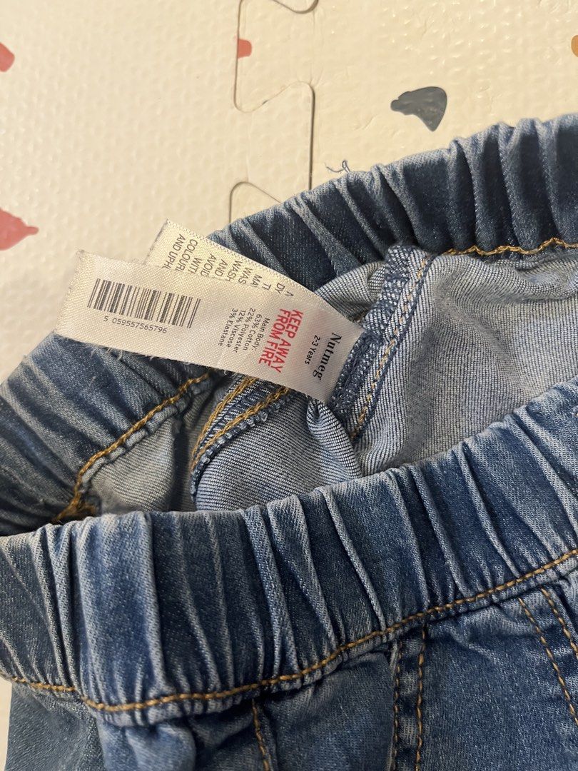 Next Jeans kids 2-3 Yo (Category: Babies & Kids Fashion) located in Las Pinas. Submitted by preloved_mum (Listing ID 1460536926, Image 2). Description: - Brand: Next - Type: Blue Denim Jeans - Size: 2-3 years - Features: Elastic waistband with drawstring, two front pockets - Ideal for: Everyday wear and play.