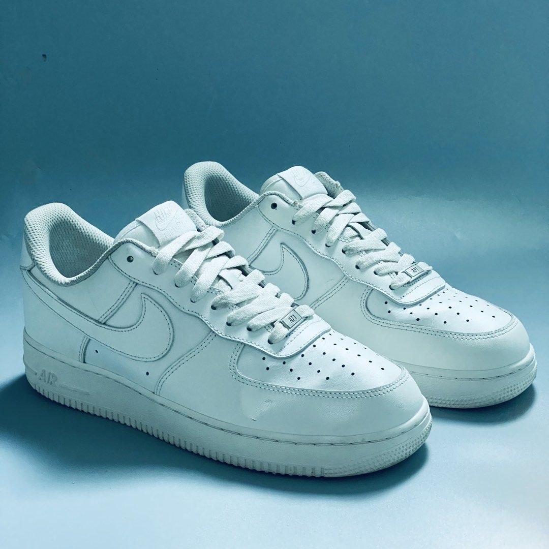Nike AF1 07 Triple White (Category: Sneakers & Footwear) located in Cavite. Submitted by dripwithdreizz (Listing ID 1460634523, Image 1). Description: Nike Air Force 1 ’07 Triple White Sz 9 US Excellent condition! ₱999 Rush! 📍Cavite area 🚚 J&T Pickup / lalamove */All trademarks, logos, and designs belong to their respective owners and are used only for product identification..