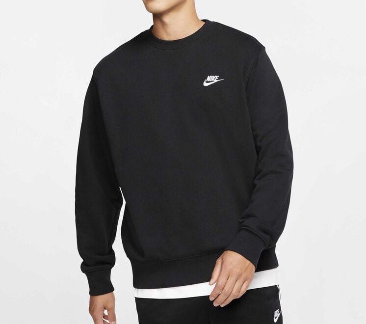 Nike Club Sweatshirt Black Large (Category: Coats, Jackets and Outerwear) located in Biliran. Submitted by thrift_lane101 (Listing ID 1460623823, Image 1). Description: Size large Very good condition 9/10 cr Loc. Visayas No issue.