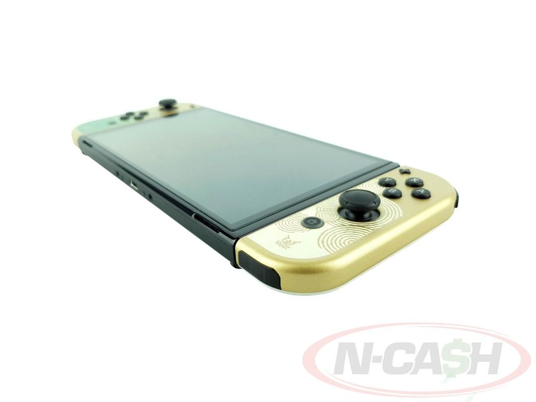 Nintendo Switch OLED (Category: Nintendo) located in Quezon City. Submitted by luxury_by_n-cash (Listing ID 1460539849, Image 2). Description: Nintendo Switch OLED The Legend of Zelda Tears of the Kingdom Edition Appearance is around 9 out of 10 Perfect working condition 64GB XTJ7 serial Version 20.3.0 Complete Bundle PhP 9200.