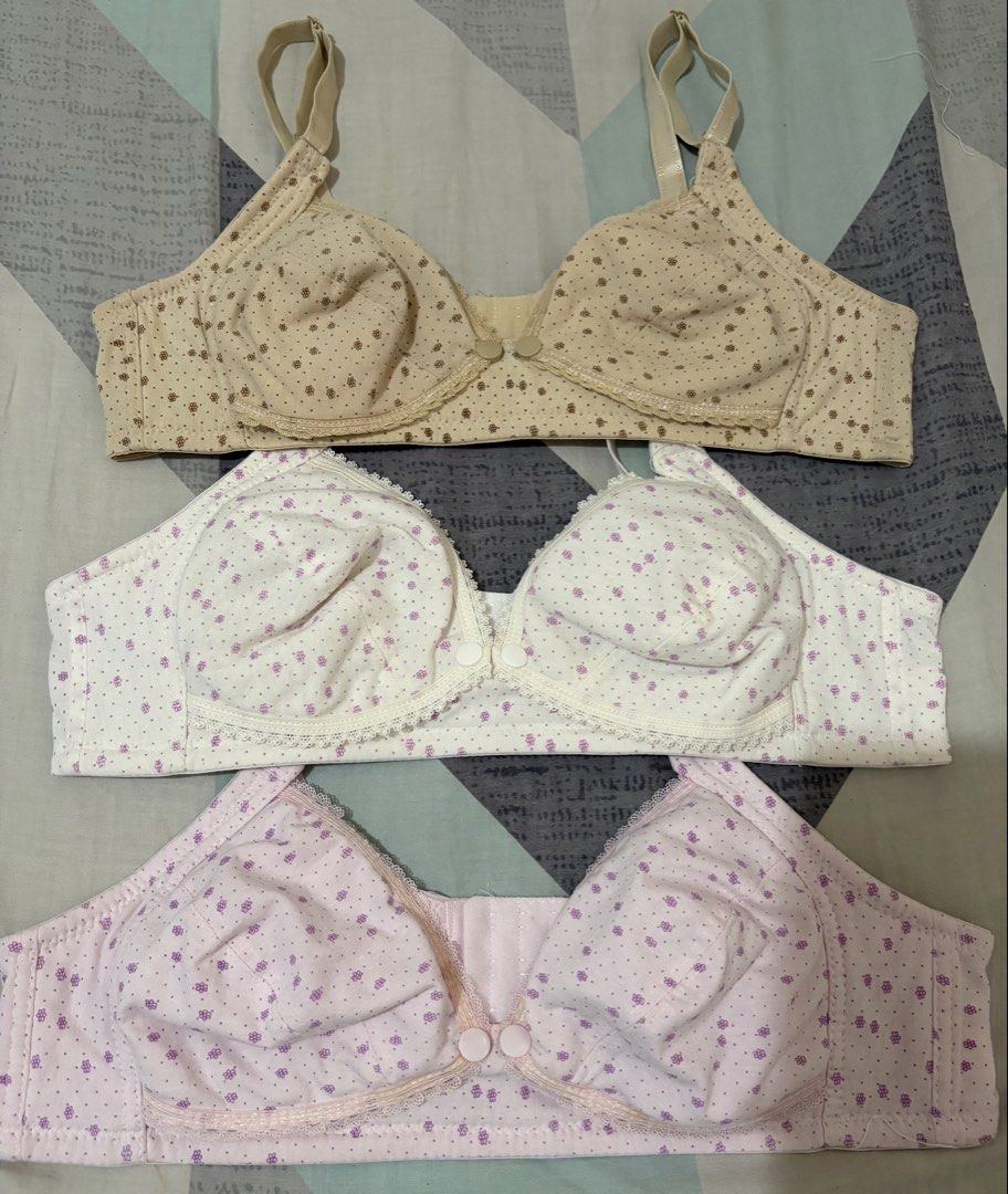 nursing bra (Category: Maternity wear) located in Batangas. Submitted by cjchelseamm (Listing ID 1460530491, Image 2). Description: see photo for the size 1 pc 80 take all 3 for 200 .