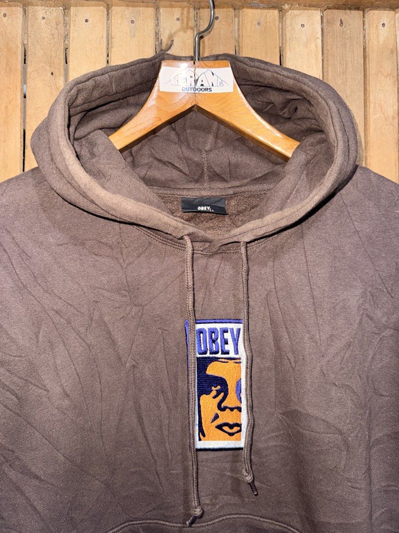 Obey worldwide hoodie (Category: Coats, Jackets and Outerwear) located in Maramag. Submitted by ghab82885 (Listing ID 1460564574, Image 2). Description: Obey Hoodie Excellent condition Need wash only Size XL W26” x L28.5”.