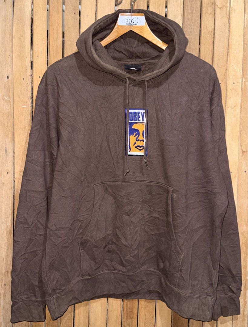 Obey worldwide hoodie (Category: Coats, Jackets and Outerwear) located in Maramag. Submitted by ghab82885 (Listing ID 1460564574, Image 1). Description: Obey Hoodie Excellent condition Need wash only Size XL W26” x L28.5”.