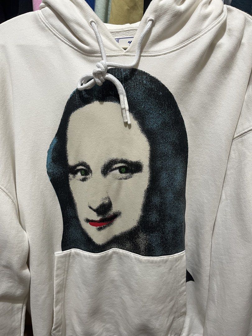 Off-White Mona Lisa Hoodie (Category: Coats, Jackets and Outerwear) located in Mandaluyong City. Submitted by pepitomanaloto_777 (Listing ID 1460544307, Image 2). Description: Off-White Mona Lisa Hoodie Worn Twice Size: M (fits L boxy) Length: 27” Width: 24” Price: 6,500 Srp: 36-38k Location Mandaluyong 📍 MOD: Grab/Lalamove/JNT 🚚 MOP: Gcash/Bdo Transfer 💳 No return/Exchange/Refund ❌ No COD/COP Transaction ❌ Need 50% DP for reservation (Non Ref