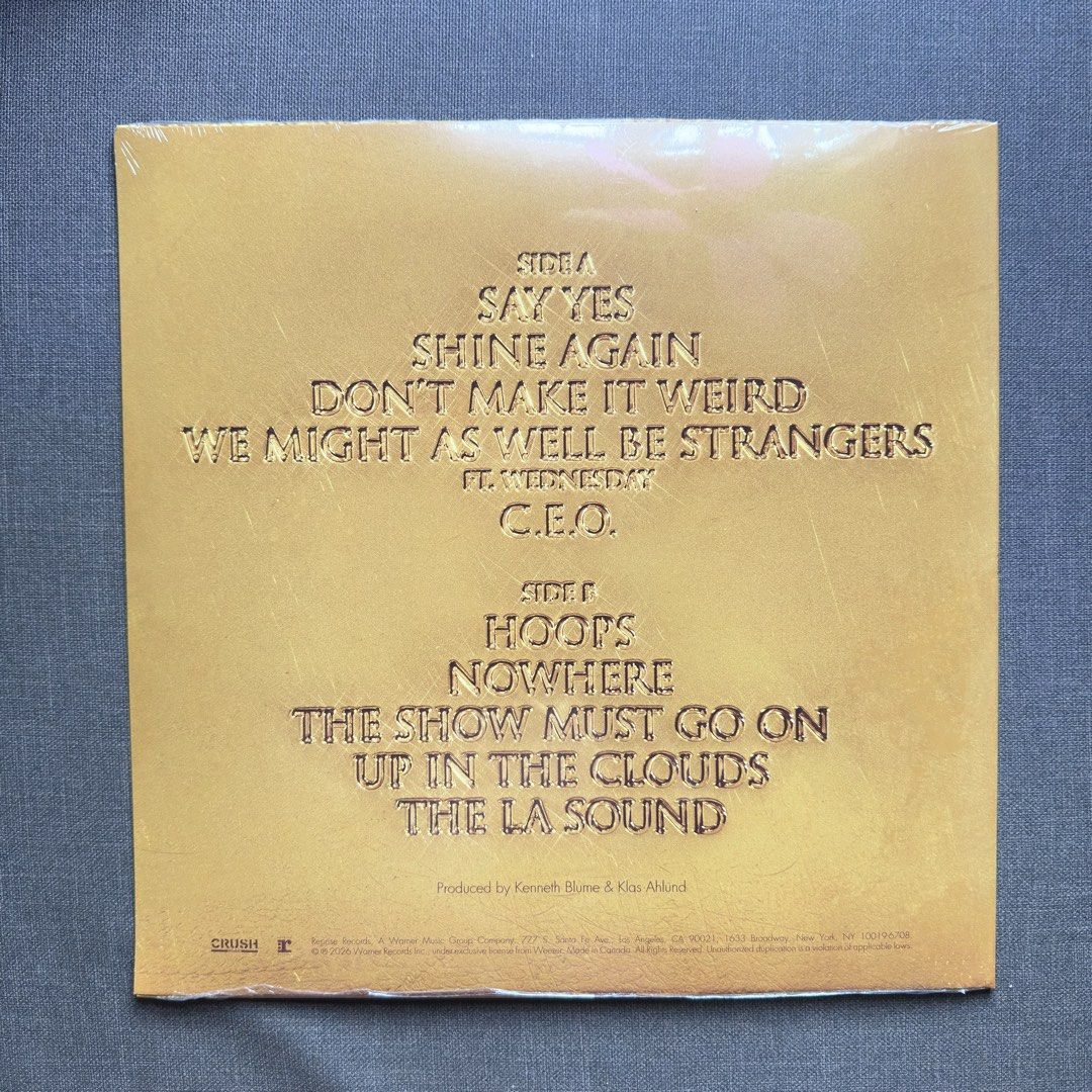 (On hand) Weezer (Hot Pink Vinyl) (Category: Vinyls) located in Pasig City. Submitted by alarie (Listing ID 1458977487, Image 2). Description: Pickup: Dela Paz, Pasig City/ AIA Tower, Makati (depending on my availability) Shipping: Via Lalamove/ Grab Express/ LBC(fee shouldered by buyer). MOP: GCash / Maya / Bank Transfer / Cash upon pickup Note: Item is sealed, otherwise stated..