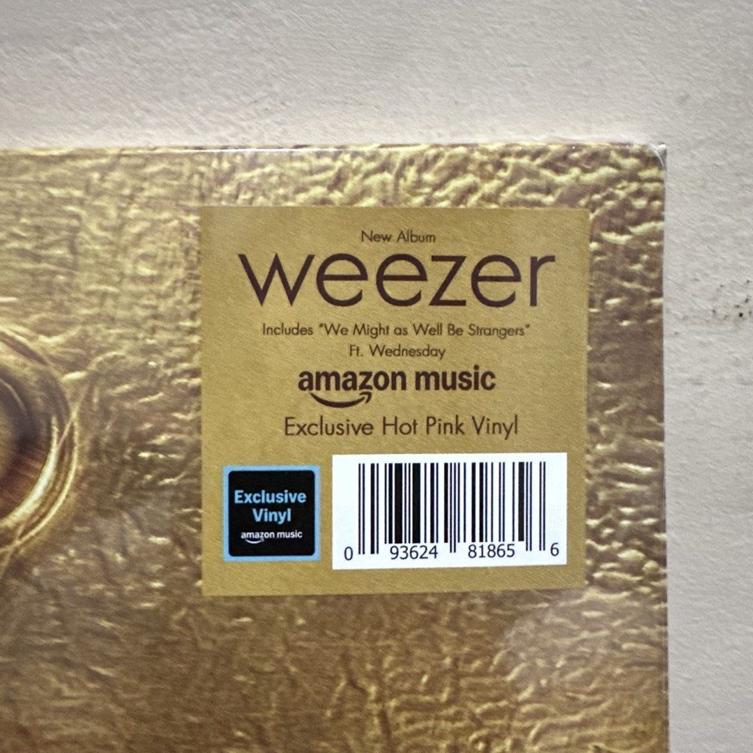 (On hand) Weezer (Hot Pink Vinyl) (Category: Vinyls) located in Pasig City. Submitted by alarie (Listing ID 1458977487, Image 3). Description: Pickup: Dela Paz, Pasig City/ AIA Tower, Makati (depending on my availability) Shipping: Via Lalamove/ Grab Express/ LBC(fee shouldered by buyer). MOP: GCash / Maya / Bank Transfer / Cash upon pickup Note: Item is sealed, otherwise stated..
