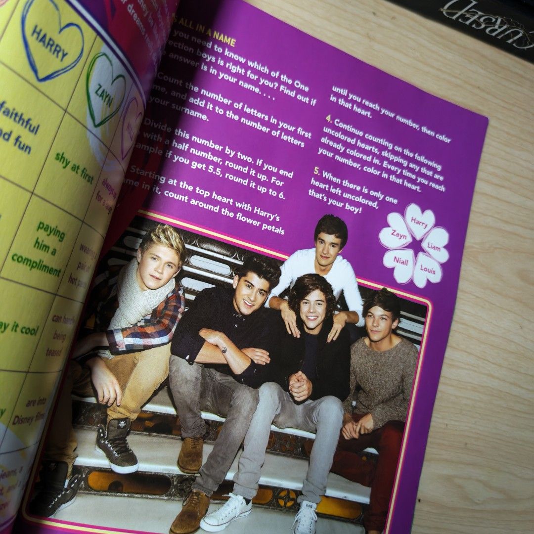 One Dream, One Direction 100% Unofficial Book (Category: Magazines) located in Santa Rosa. Submitted by sybylastrud (Listing ID 1460692620, Image 2). Description: - 100% Unofficial One Direction Book - Packed with fun facts about Harry, Zayn, Liam, Niall, and Louis - Features lots of photos and games - Perfect for any Directioner and fan of the band 💳 MOP (Modes of Payment): 💰 GCash, GoTyme 🏦 Bank Transfer (BPI).