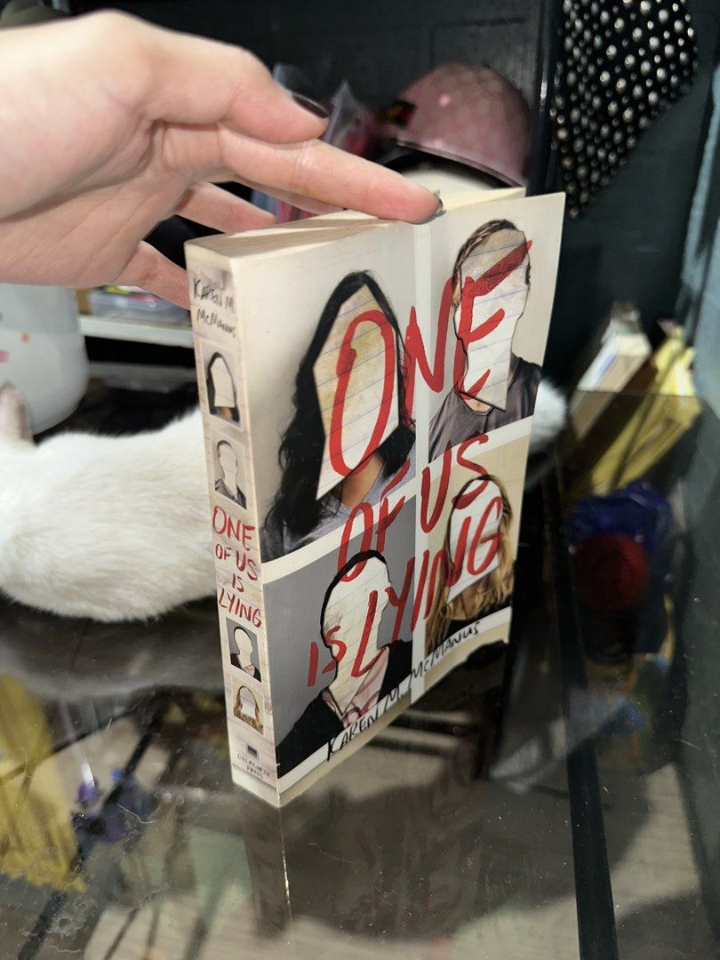 ONE OF US IS LYING BOOK (Category: Storybooks) located in Mandaluyong City. Submitted by wear_emout (Listing ID 1460617649, Image 2). Description: .