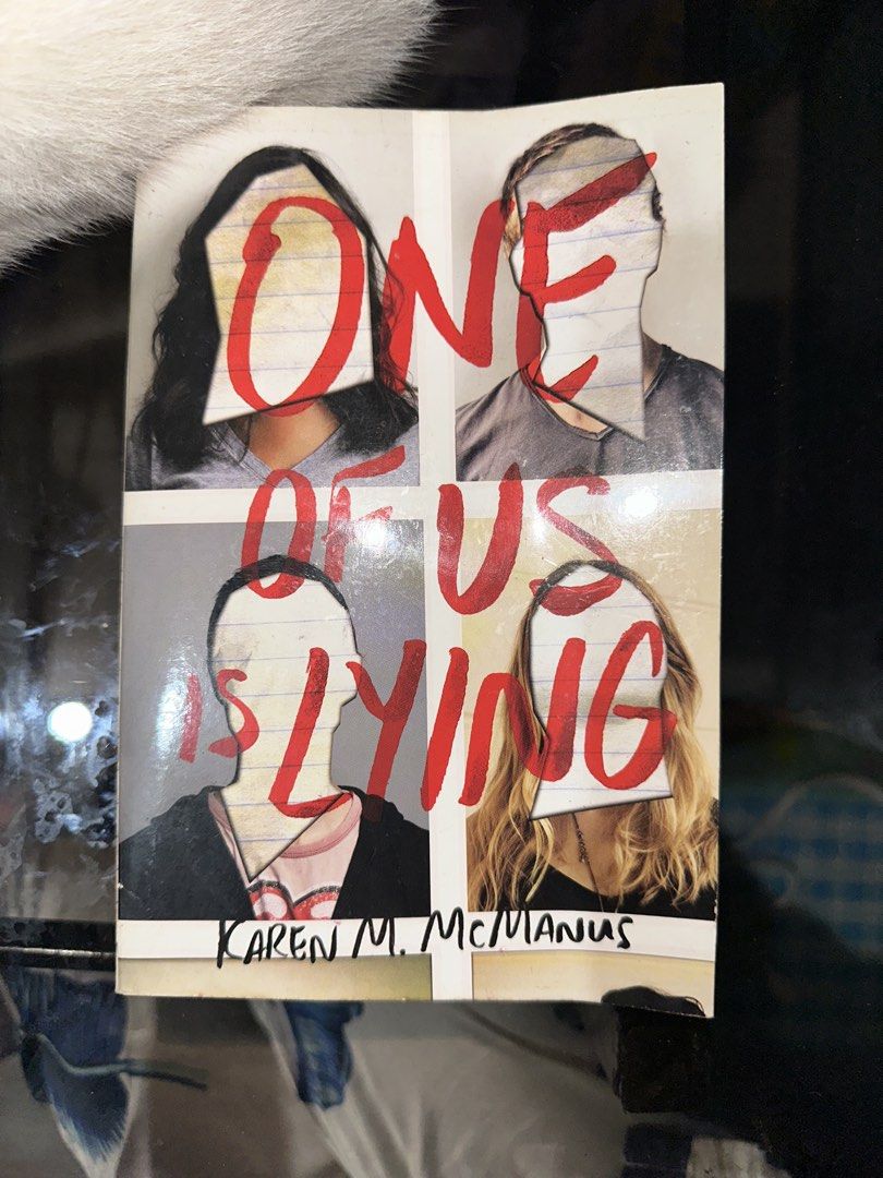 ONE OF US IS LYING BOOK (Category: Storybooks) located in Mandaluyong City. Submitted by wear_emout (Listing ID 1460617649, Image 1). Description: .