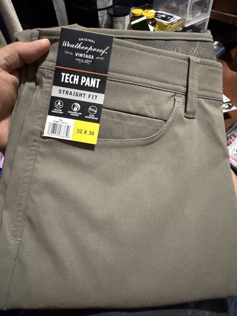 Original Weatherproof Vintage Tech Pant (Category: Jeans) located in Caloocan City. Submitted by rodelramos.rivera (Listing ID 1460554823, Image 1). Description: Original Weatherproof Vintage Tech Pant - tech pant - straight fit - water resistant - secured zip pocket - flex waistband - 32 x 29 - original from USA.
