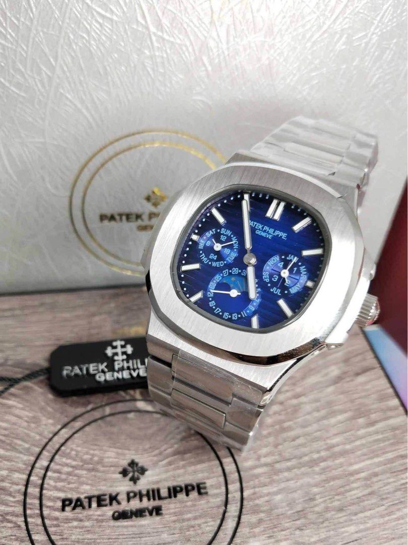 Patek Watch Auto (Category: Men's Watches) located in Manila. Submitted by brandnewbagsandwatchphils. (Listing ID 1460531620, Image 3). Description: Patek Philippe Geneve Watch High end Quality 💯 Non Tarnish Stainless steel 💯 Japan Machine 💯 Brandnew with complete inclusion Onhand and ready to ship Mode of Payment Bpi or Gcash Courier Lalamove or J&T.
